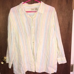 LL Bean linen shirt 2X